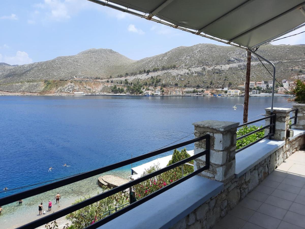 Margaritas Apartments Symi Bagian luar foto